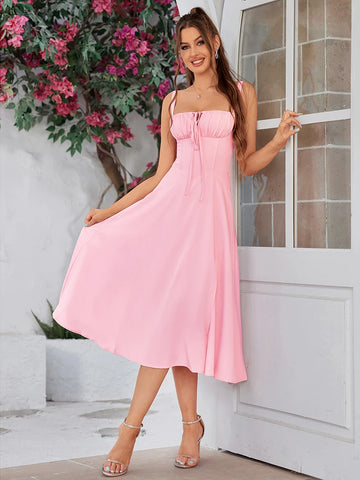 Amelia Corset Lace Up Dress